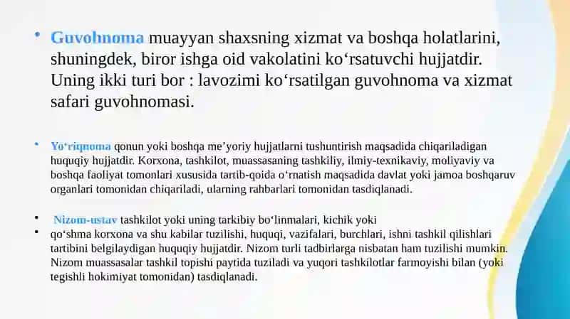 Tashkiliy hujjatlar 4