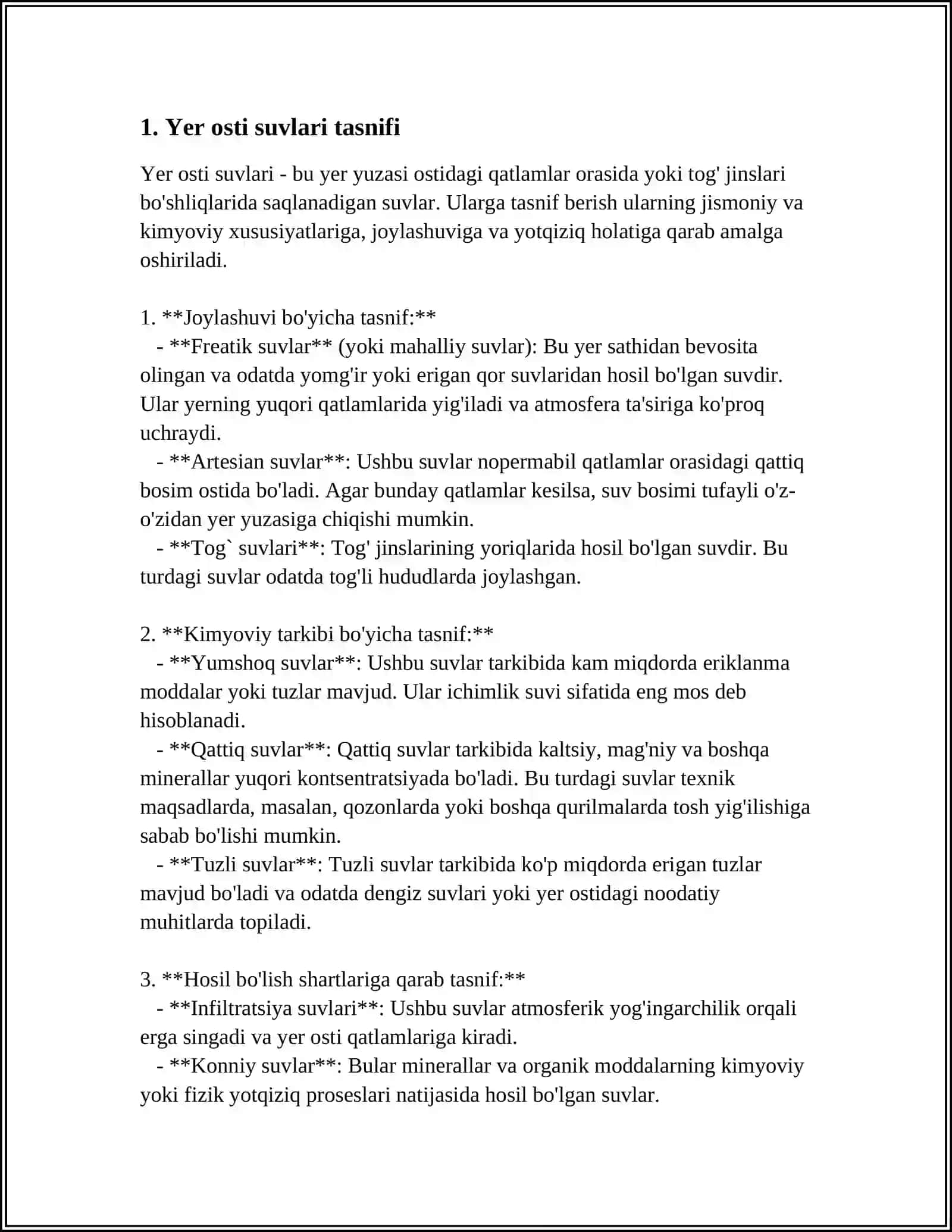Yer osti suvlari 4