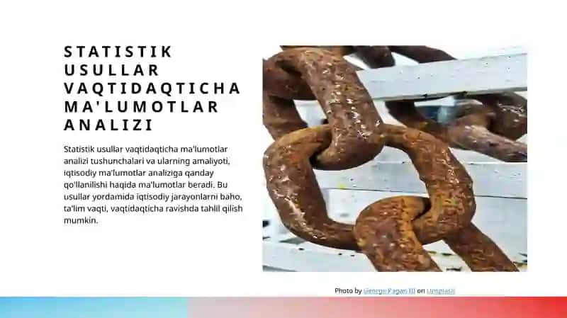 Ekonometirikaning hozirgi zamon asosiy yo'nalishlari 4