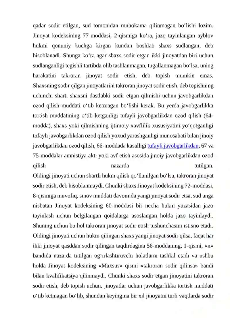 ТAKRORAN JINOYAT SODIR ETISH 4
