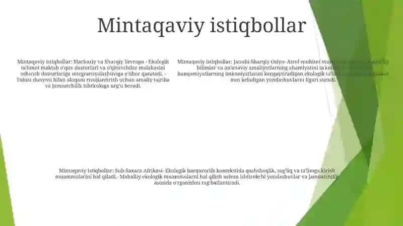Ekologik Tarbiya 4