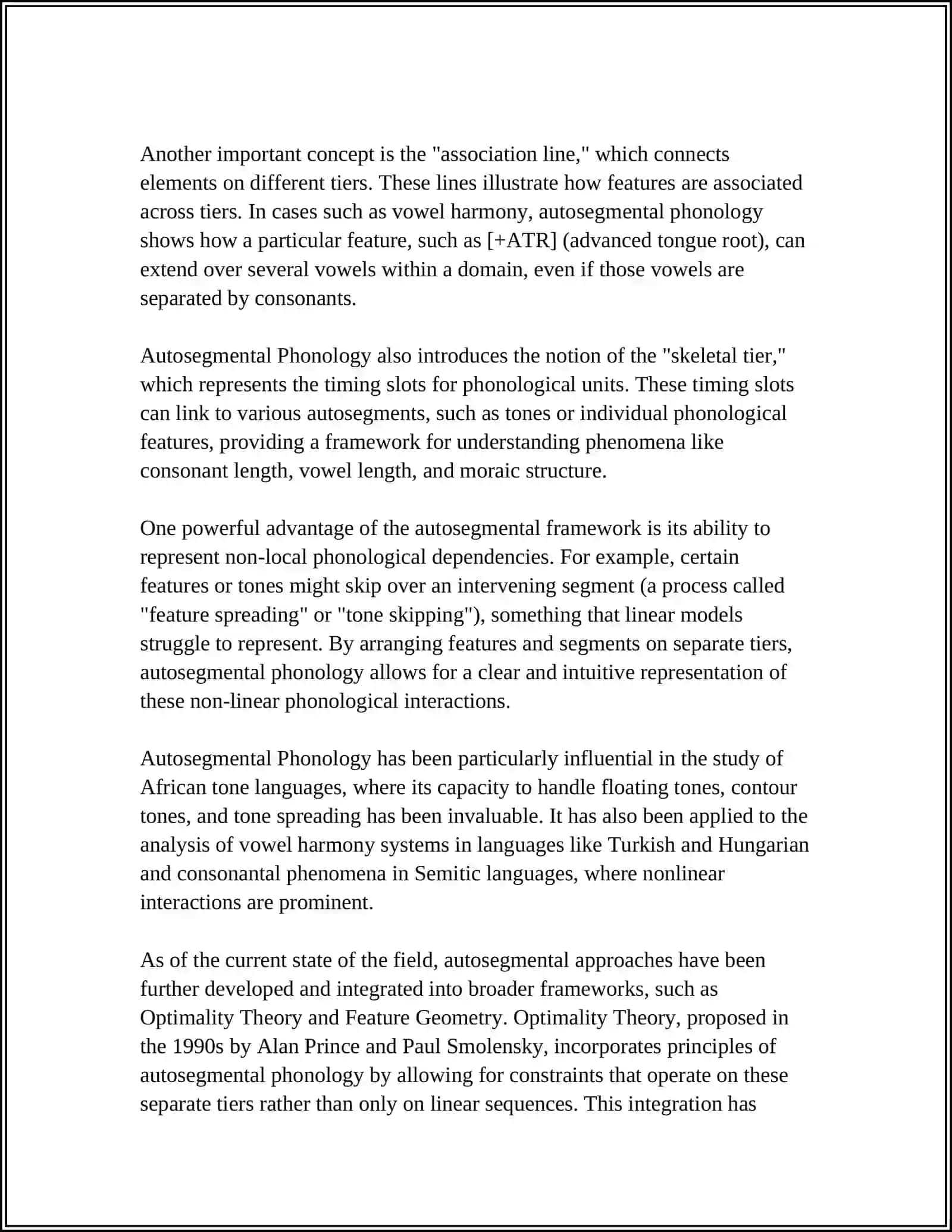 REFERAT Mavzu: PHONOLOGICAL THEORIES 4