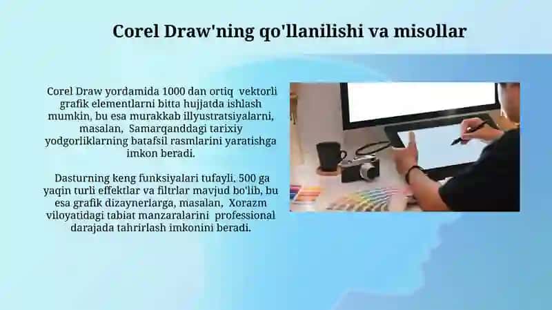 Corel Draw grafik dasturi va uning imkoniyatlari 4