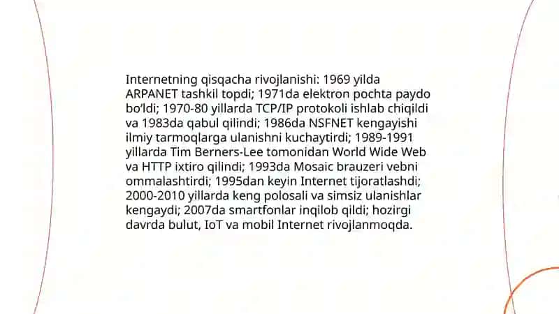 Internet nima va qanday ishlaydi? 4