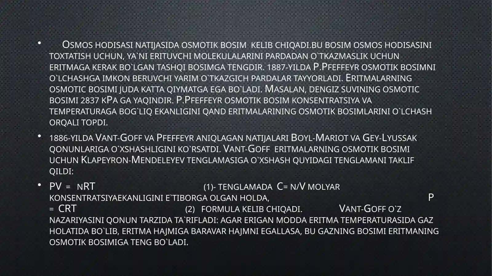 eritmalarning muzlash harorati 4