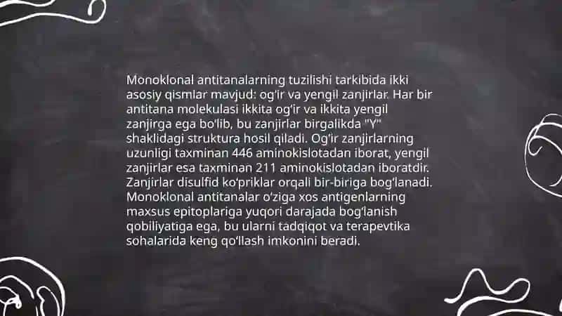 Monoklonal antitelolar va ularning tibbiyot amaliyotidagi ahamiyati 4