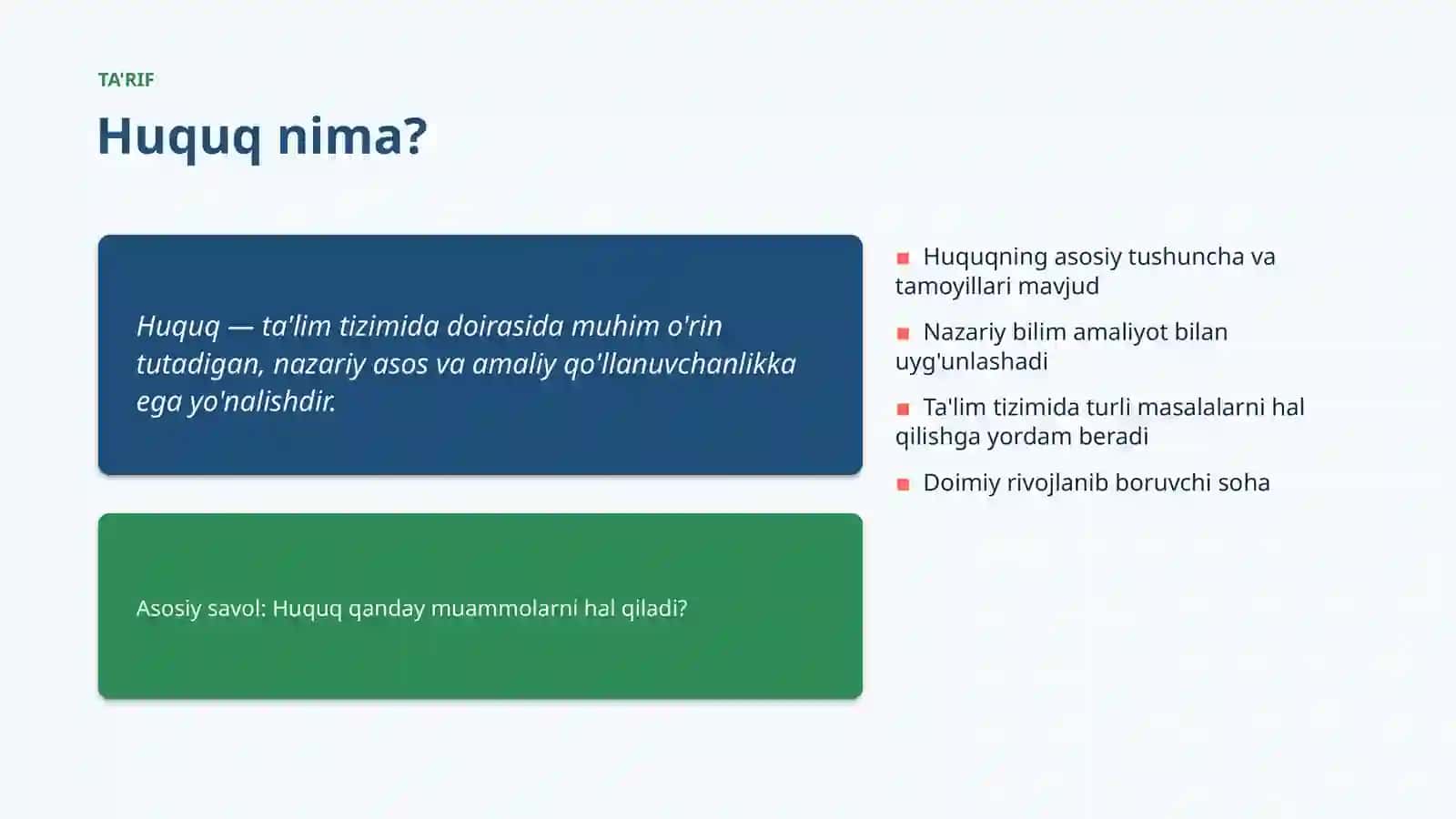 Huquq Asoslari va tushunchasi 4
