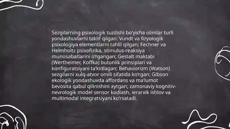 Diqqat va sezgilar haqida 4