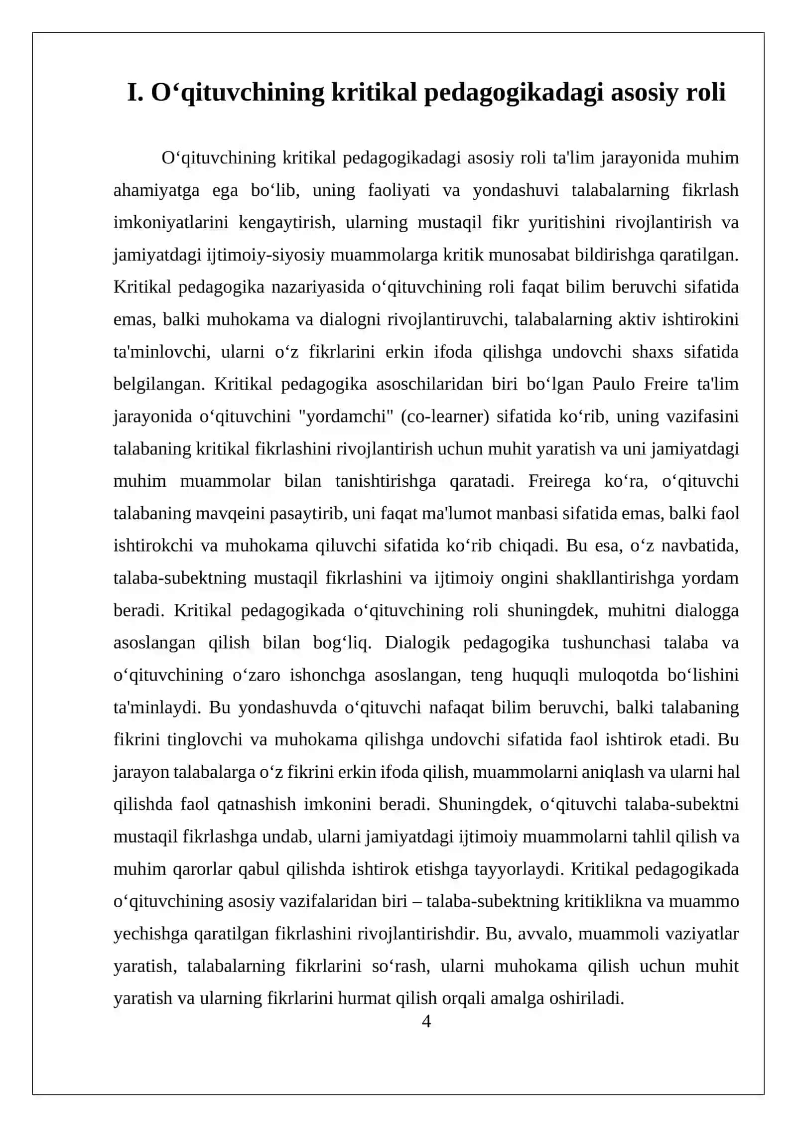 O‘QITUVCHINING ROLI VA O‘QUVCHI SUBYEKT PAZITSIYASI 4