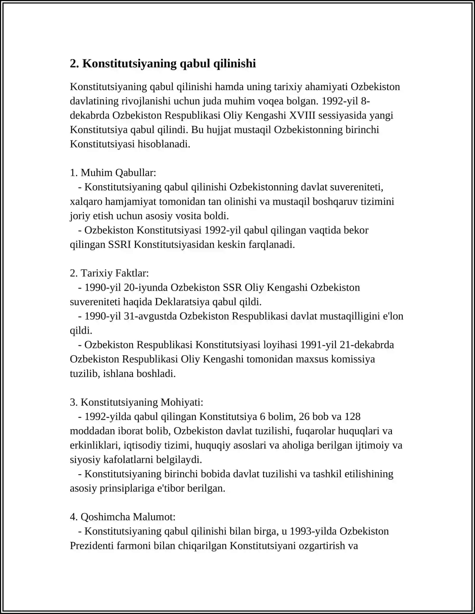MUSTAQILLIK DAVRI 4