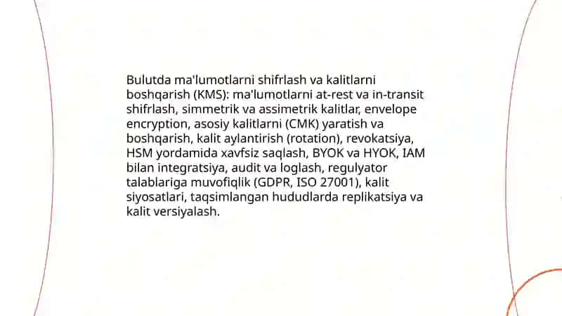 Bulutli saqlash turlari: ob'ekt, blok va fayl saqlash 4