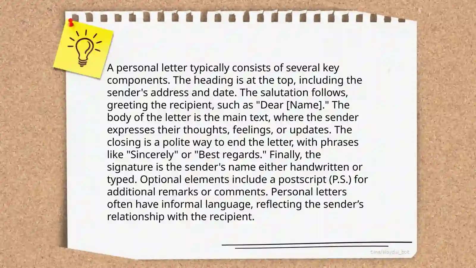 Letter Writing General Rules, Types of Letter 4