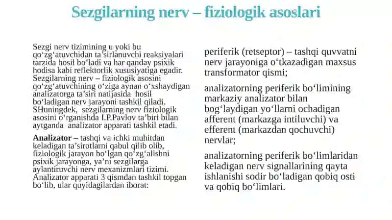 Sezgilar haqida tushuncha 4