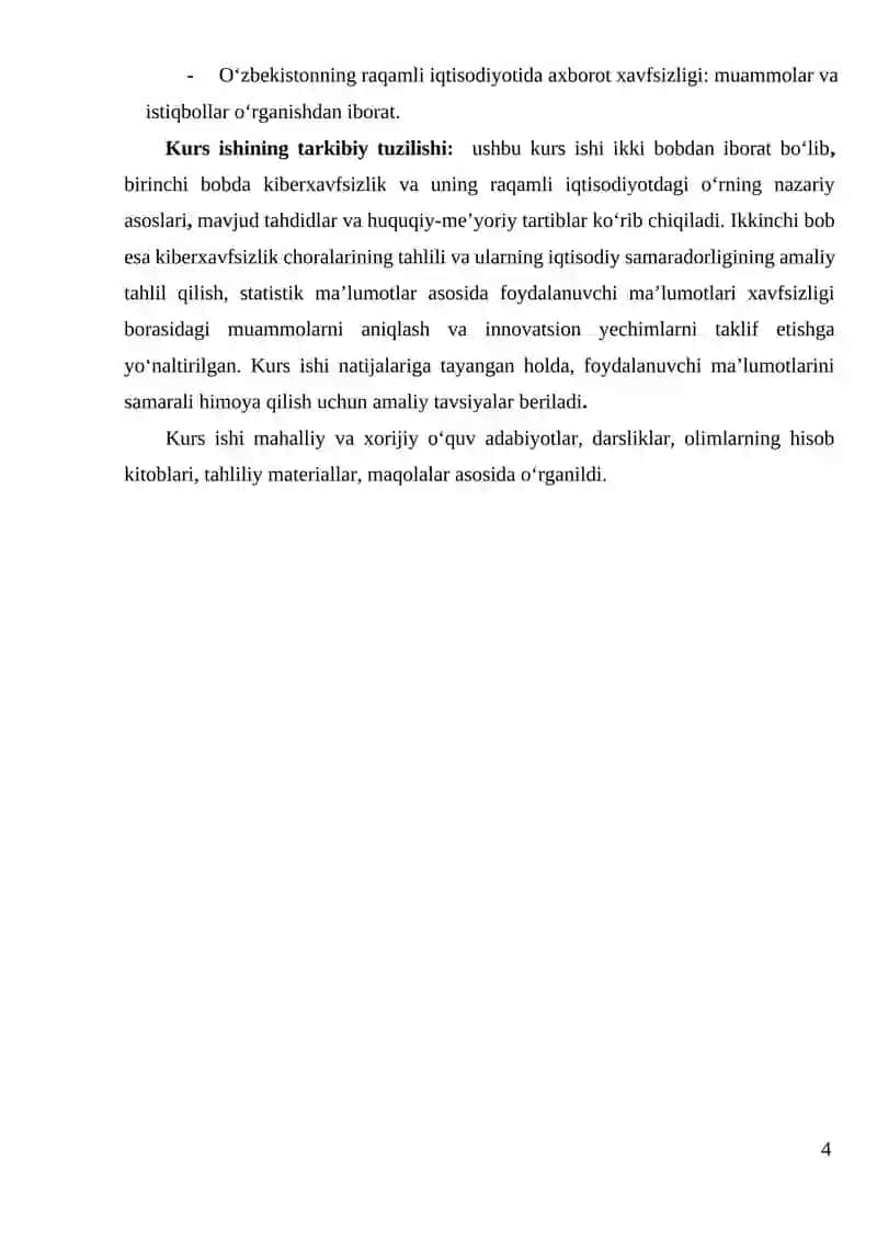 Kiberxavfsizlik va raqamli iqtisodiyotda xavflarni boshqarish 4