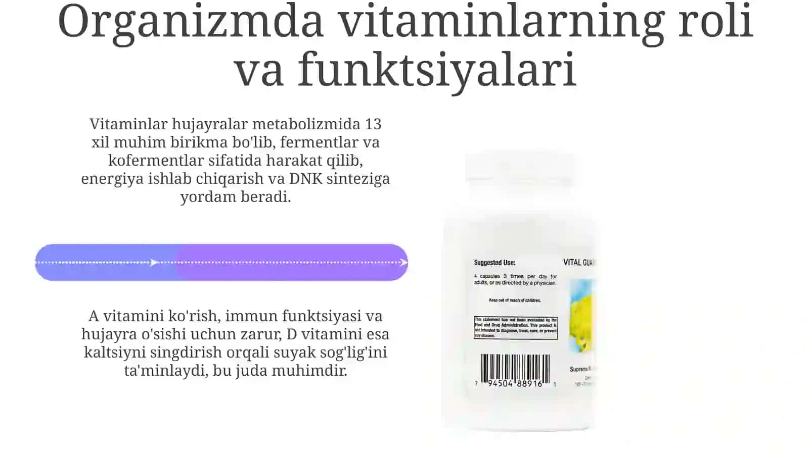 Vitaminlar ta'minotini baholash va ahamiyati 4