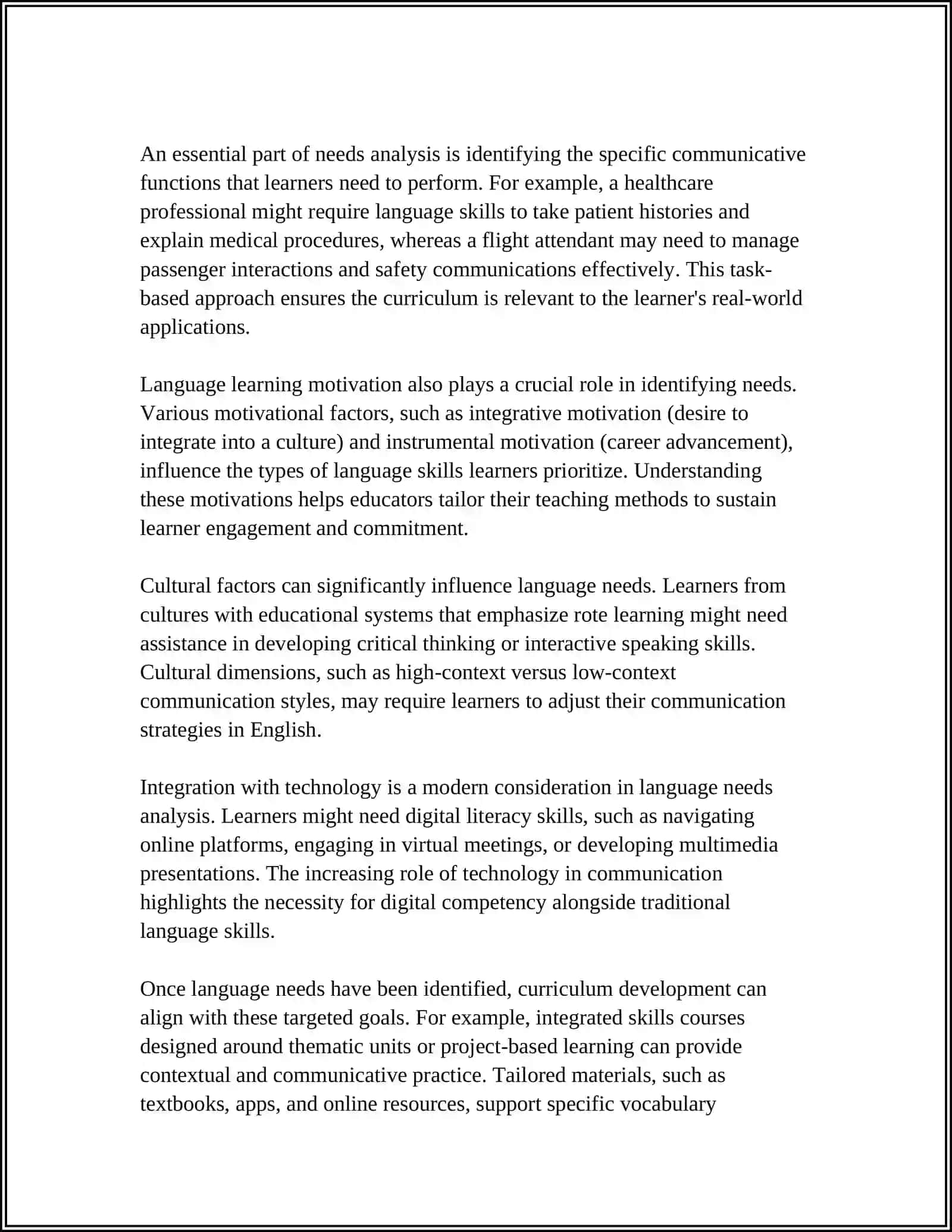STRATEGIES FOR CREATING AND IMPLEMENTING PERSONALIZED VOCABULARY LISTS 4