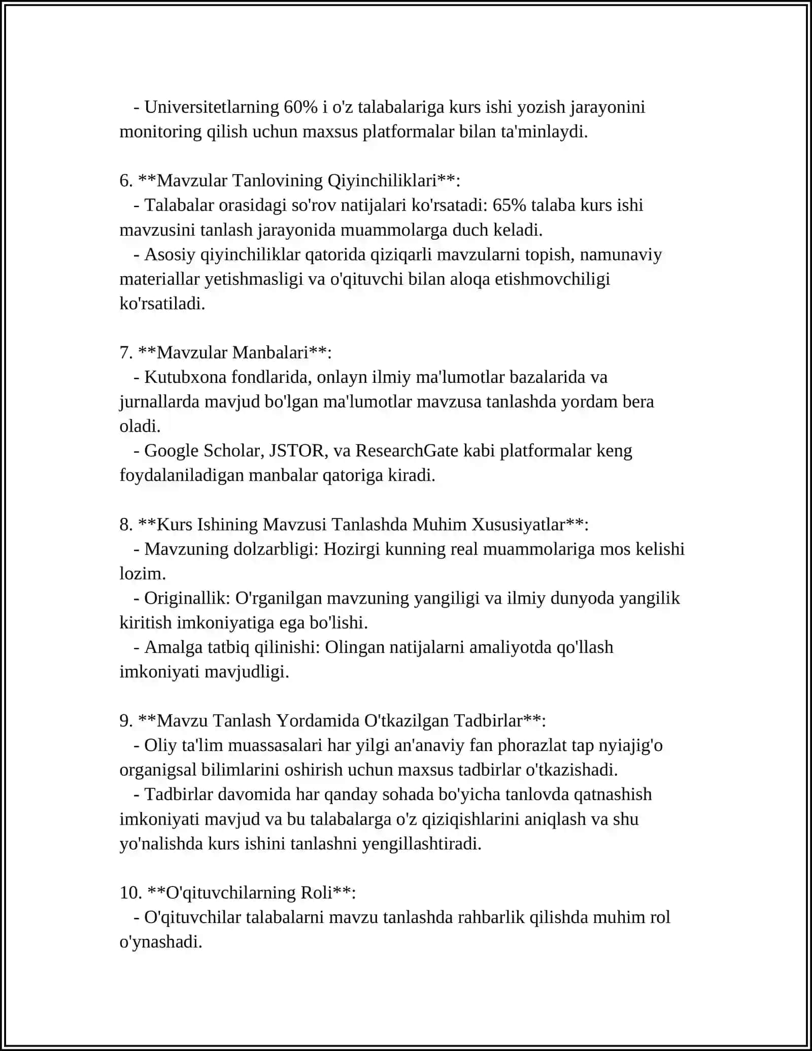 KURS ISHINING YOZILISH TARTIBI 4