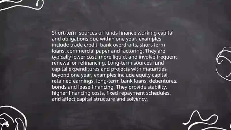 Classification of Sources of Funds 4