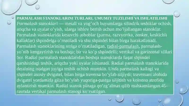 Parmalash stanoklari 4