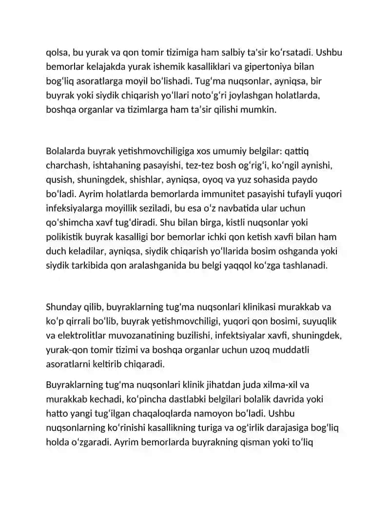 Buyraklarning tug‘ma nuqsonlarida bajariladigan operatsiyalar 4