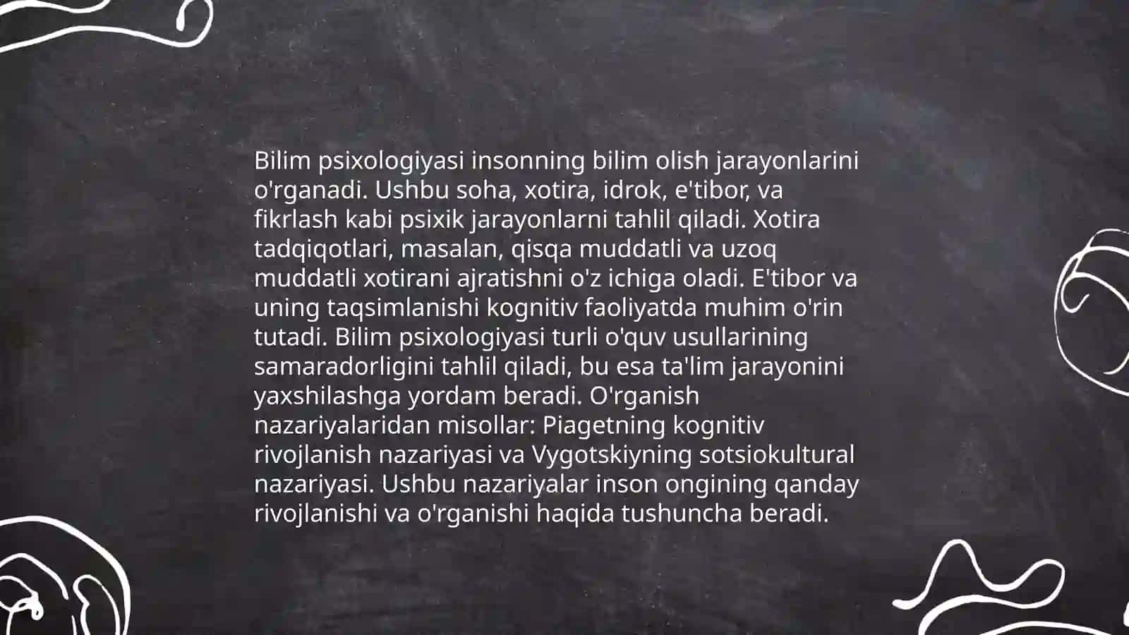 Hozirgi zamon psixologiyasining tarmoqlari 4