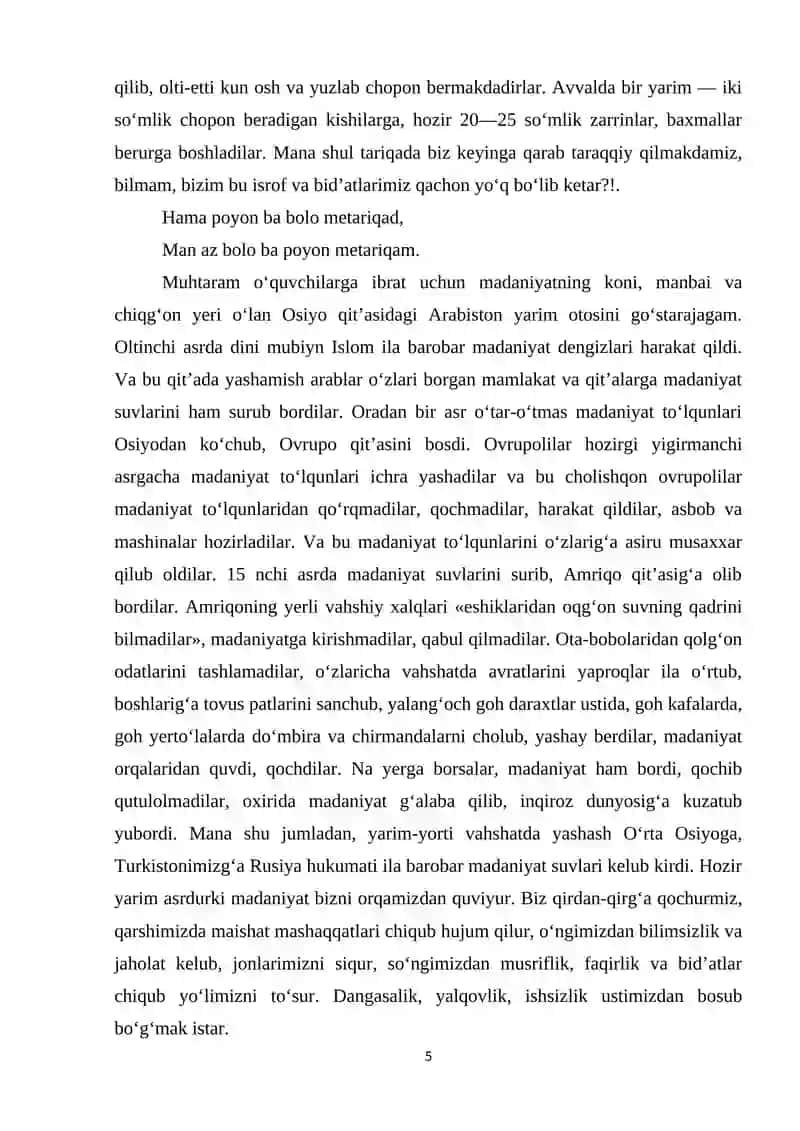 "AVLONIYNING “MADANIYAT TO‘LQINLARI” MAQOLASI" 4