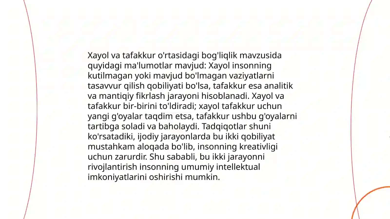 Xayol jarayonlari va xayol turlari 4