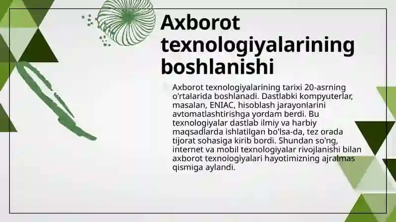 Axborot texnologiyalari 4