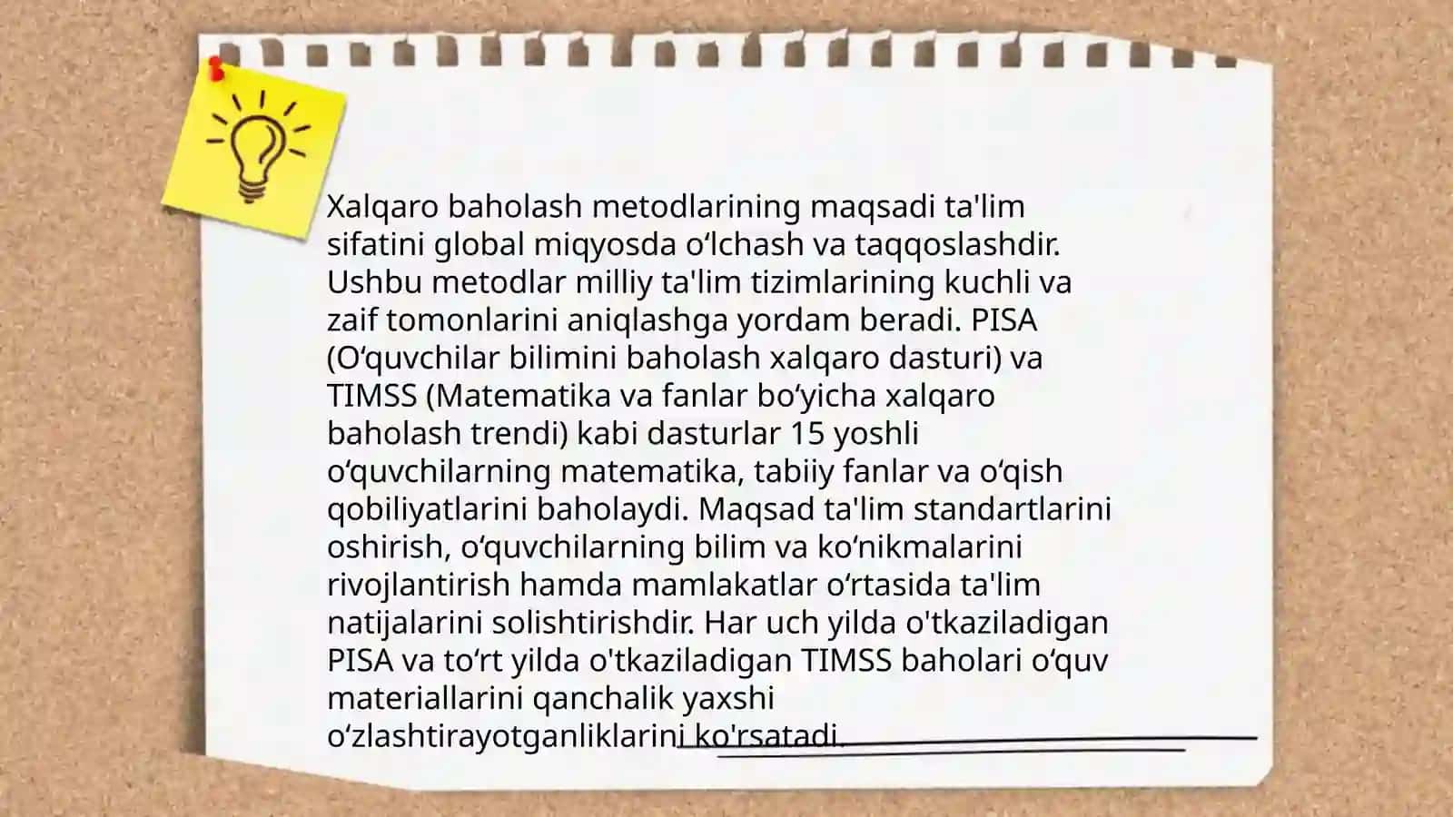 Xalqaro baholash metodlari haqida 4