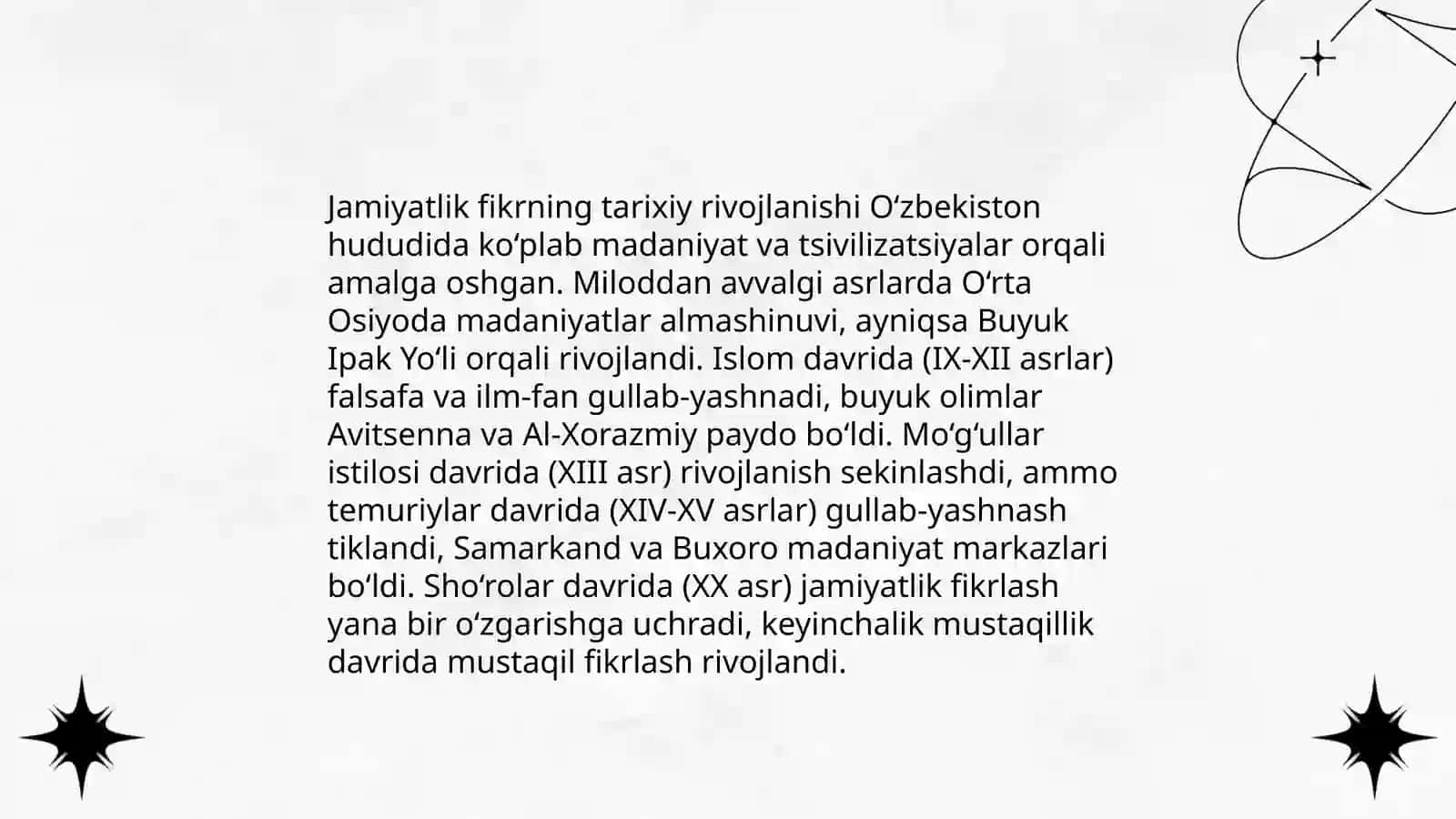 Jamiyatlik fikrning konseptual asosi 4