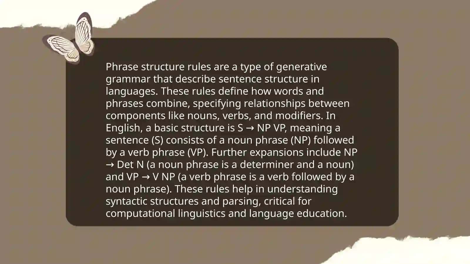 Transformational generative grammar 4
