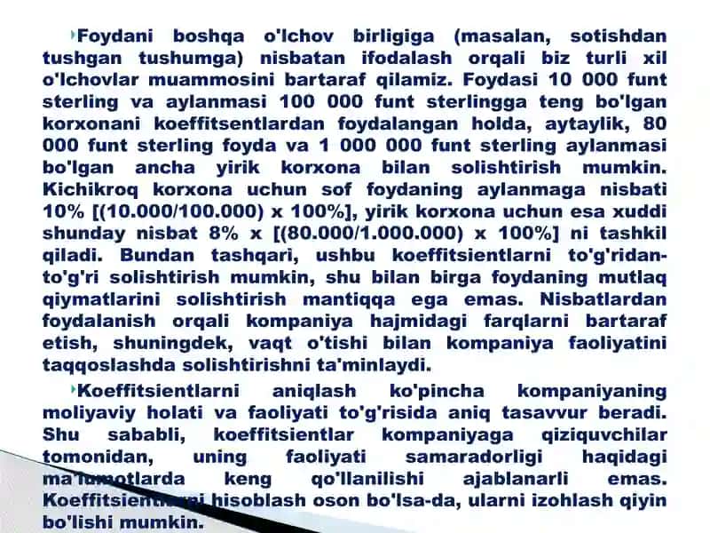 Moliyaviy hisobotlar bilan ishlash 4