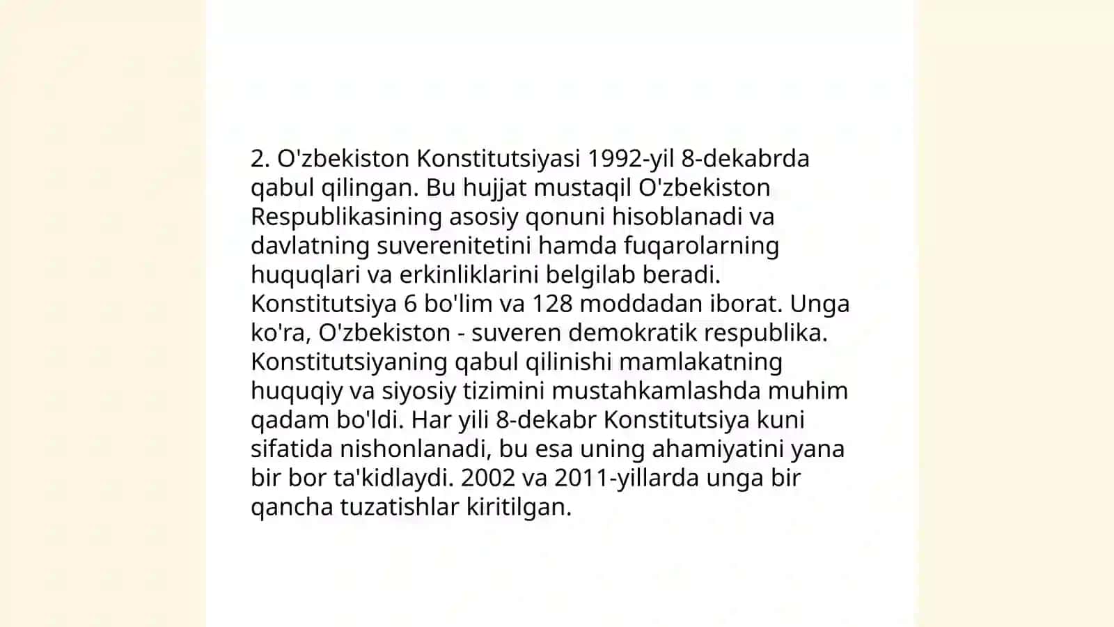 O'zbekistonning o'ziga hos istiqlol va taraqqiyot yo'li 4