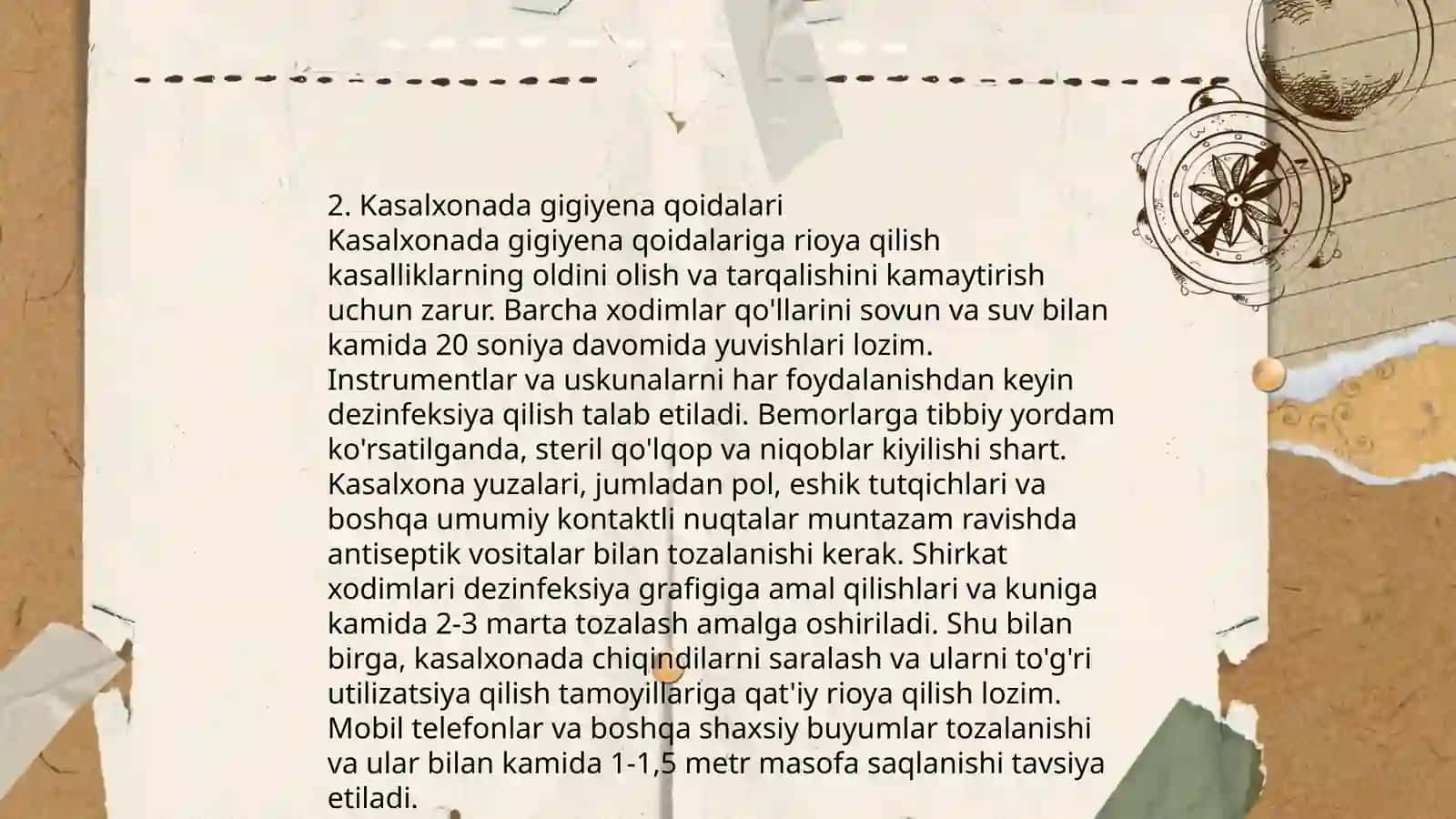 Infeksiya nazorati va Infeksion xavfsizlik 4