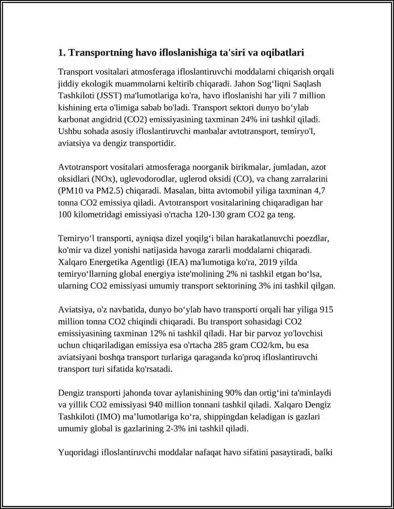TRANSPORTNING EKALOGIYAGA TASIRI 4