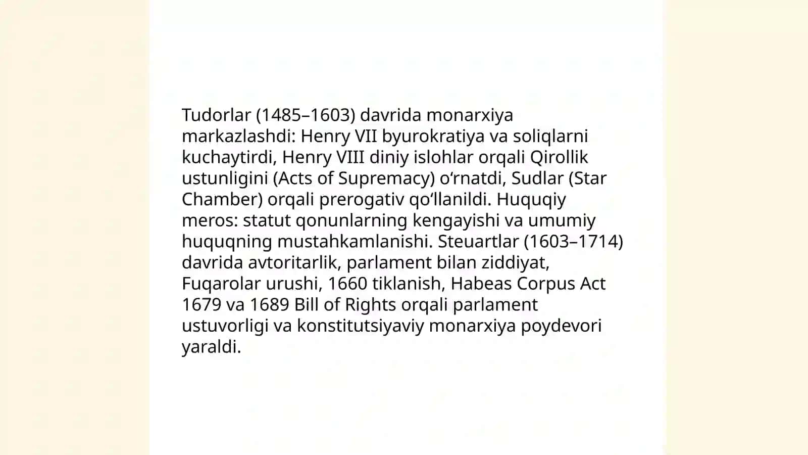 Yangi davr Britanya davlati va huquqi 4