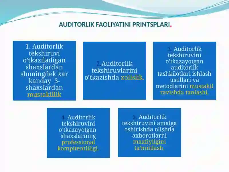 BANK AUDITINING TASHKIL QILINISHI VA TURLARI 4