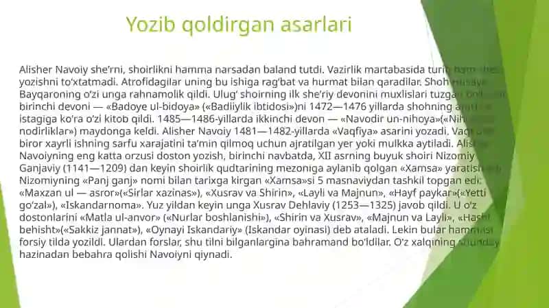 Karimjonov Sherzodbekning taqdimoti 4