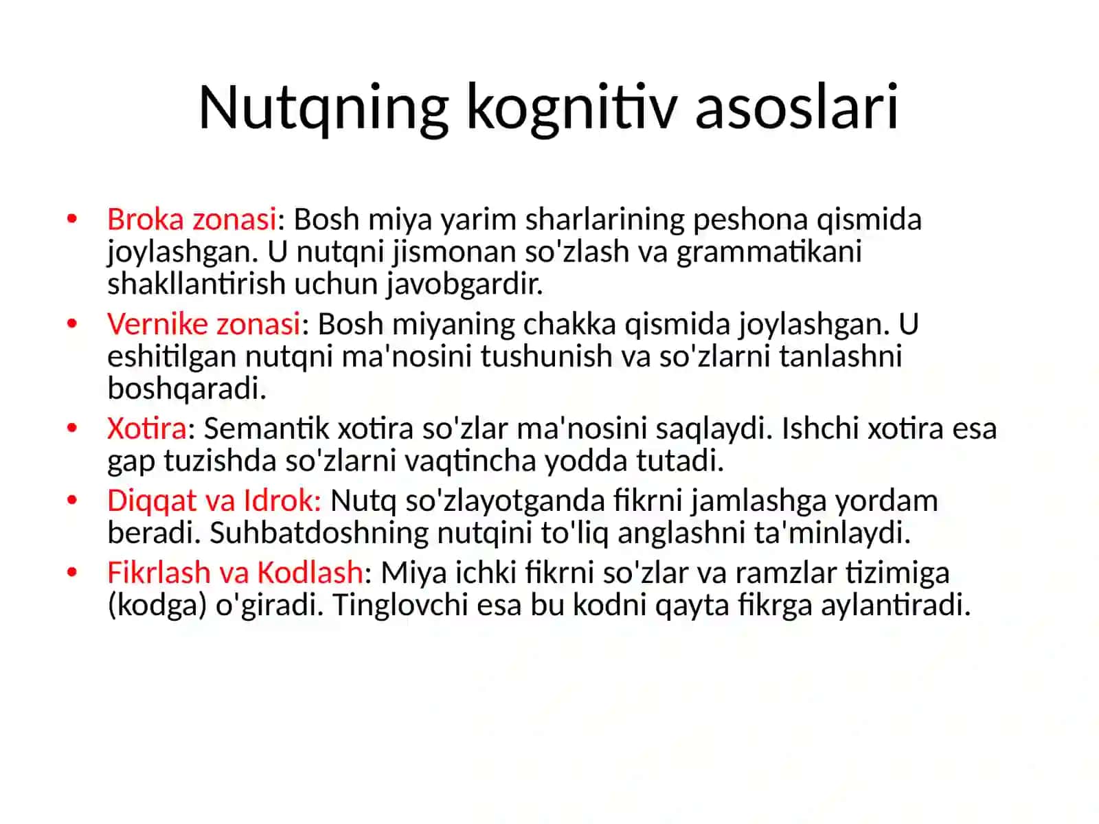 Kognitiv jarayonlar bilan nutqning bog'liqligi 4