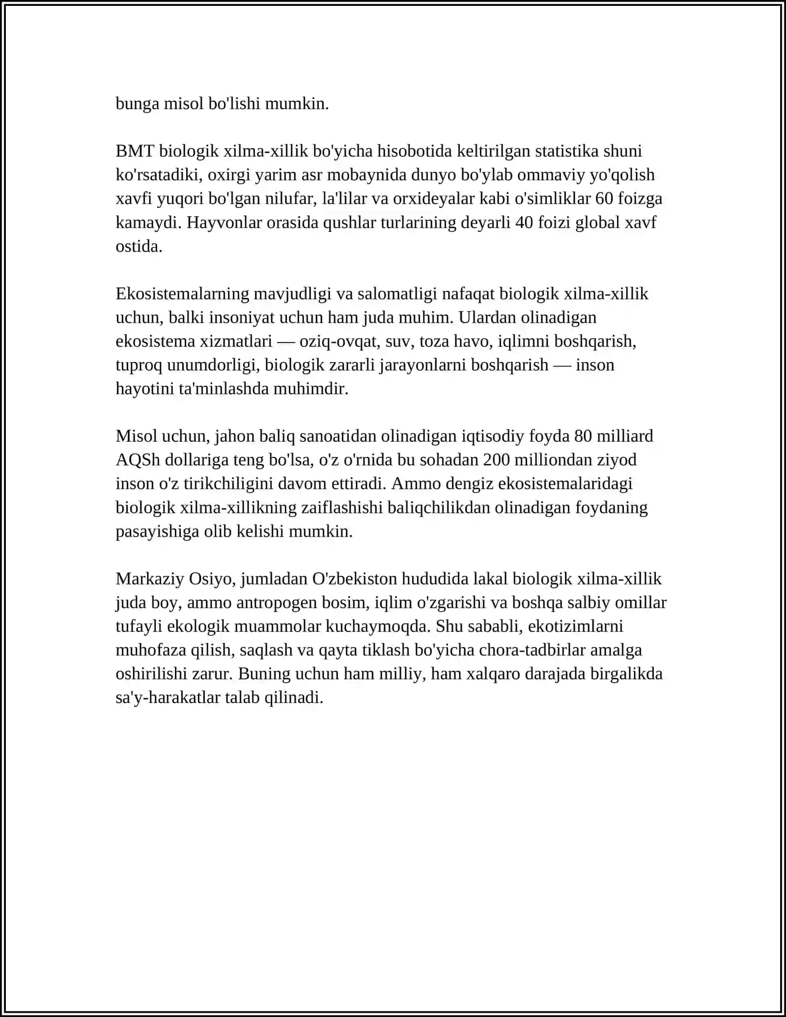 BIOXILMAXILLIKNI SAQLASH VA BARQAROR RIVOJLANISH 4