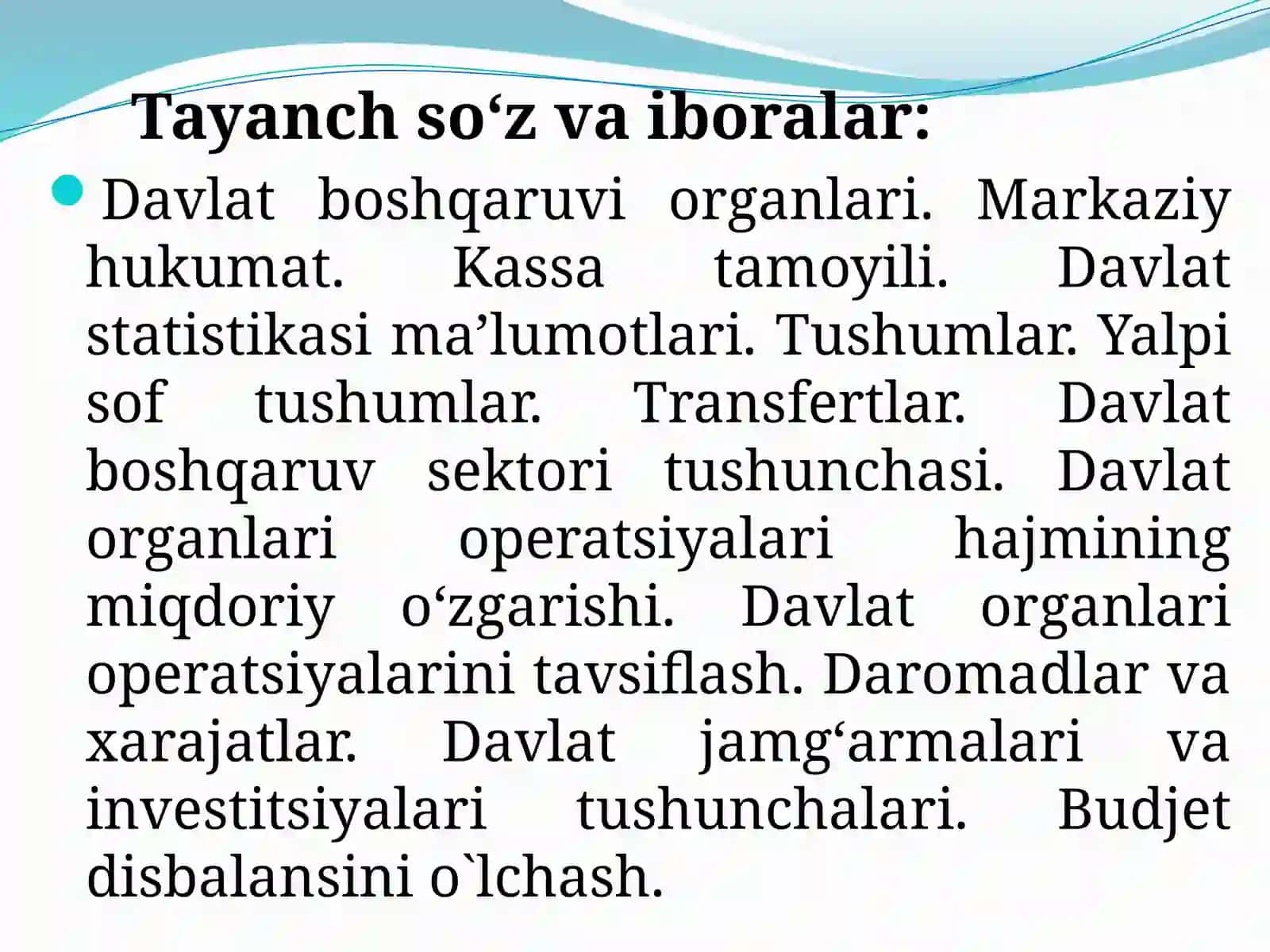 Davlatning byudjet–siyosati 4