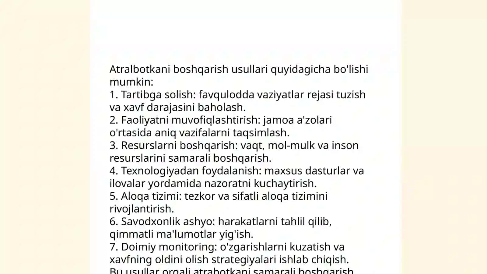 Atrabotkani ilmiy asoslari 4