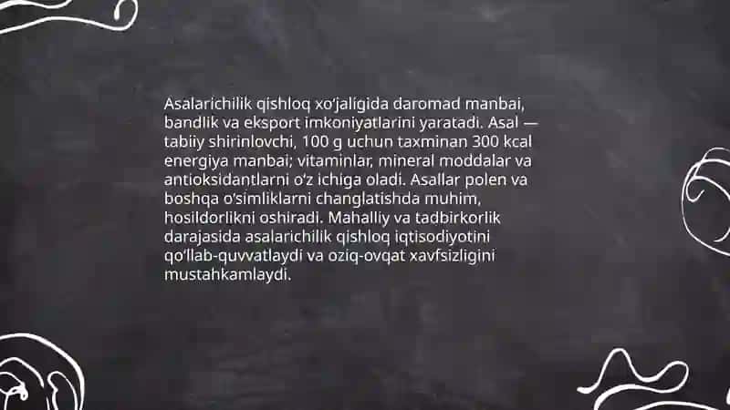 Hashorotlarning inson hayotidagi ahamiyati 4