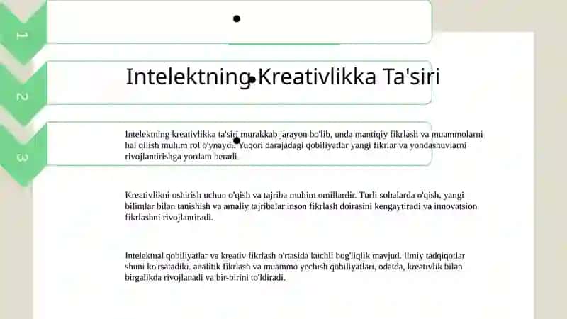 Intelekt va kreativlik 4