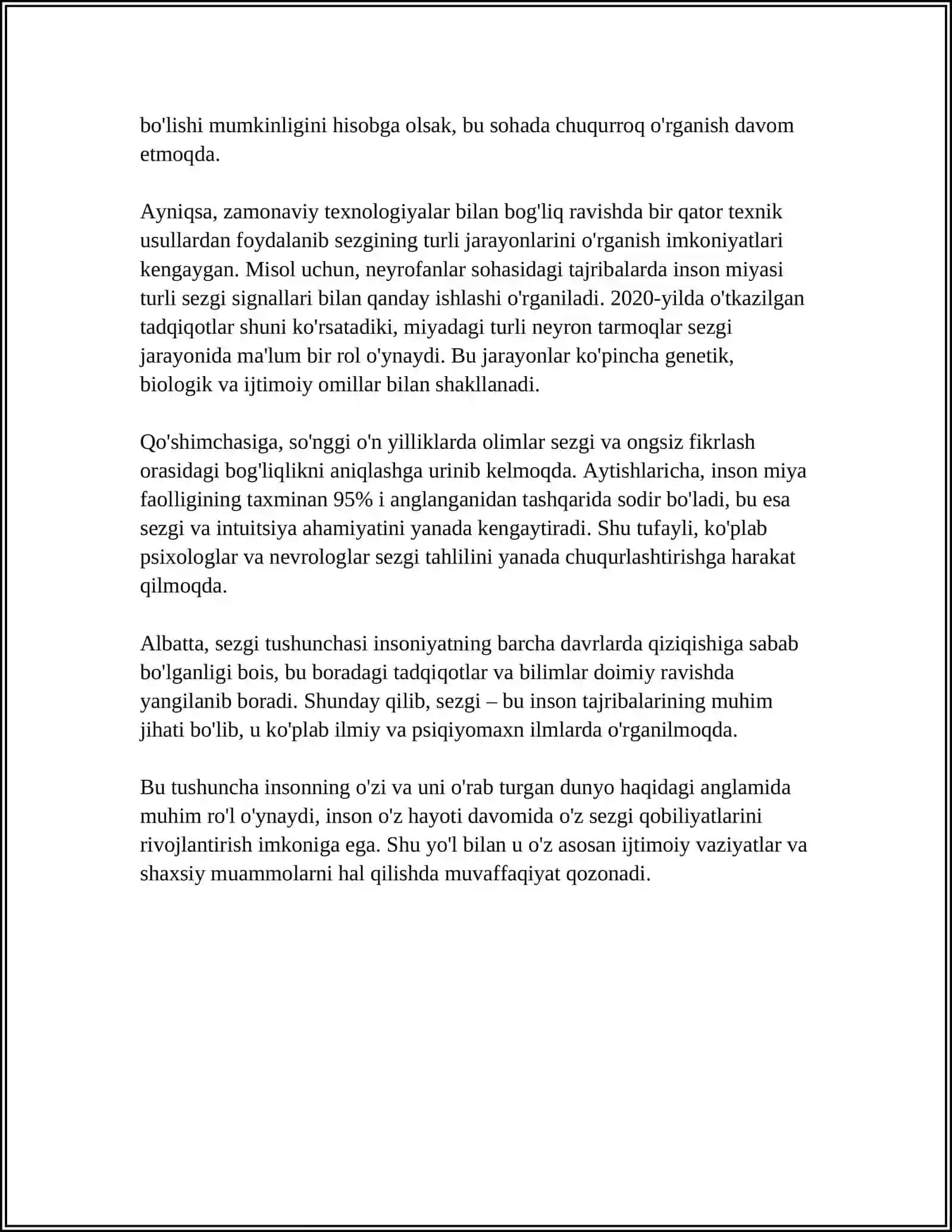 SEZGI HAQIDA UMUMIY TUSHUNCHA 4