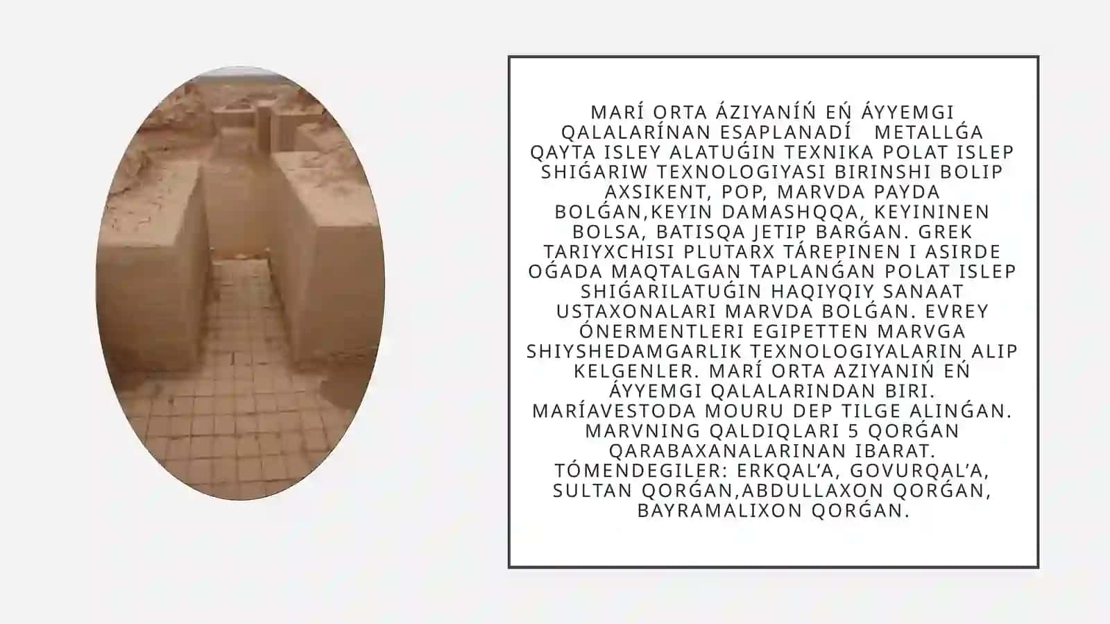 Marv Orta Aziyaniń ǵı alalar 4
