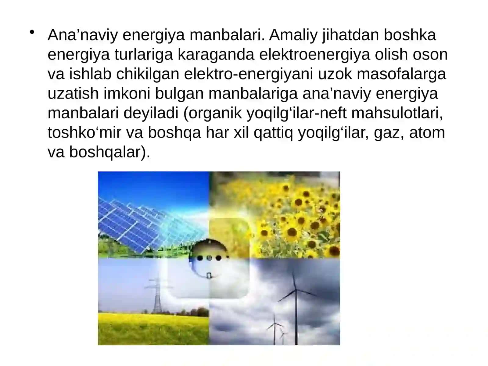 MUQOBIL ENERGIYA MANBALARI VA ULARNING TURLARI 4