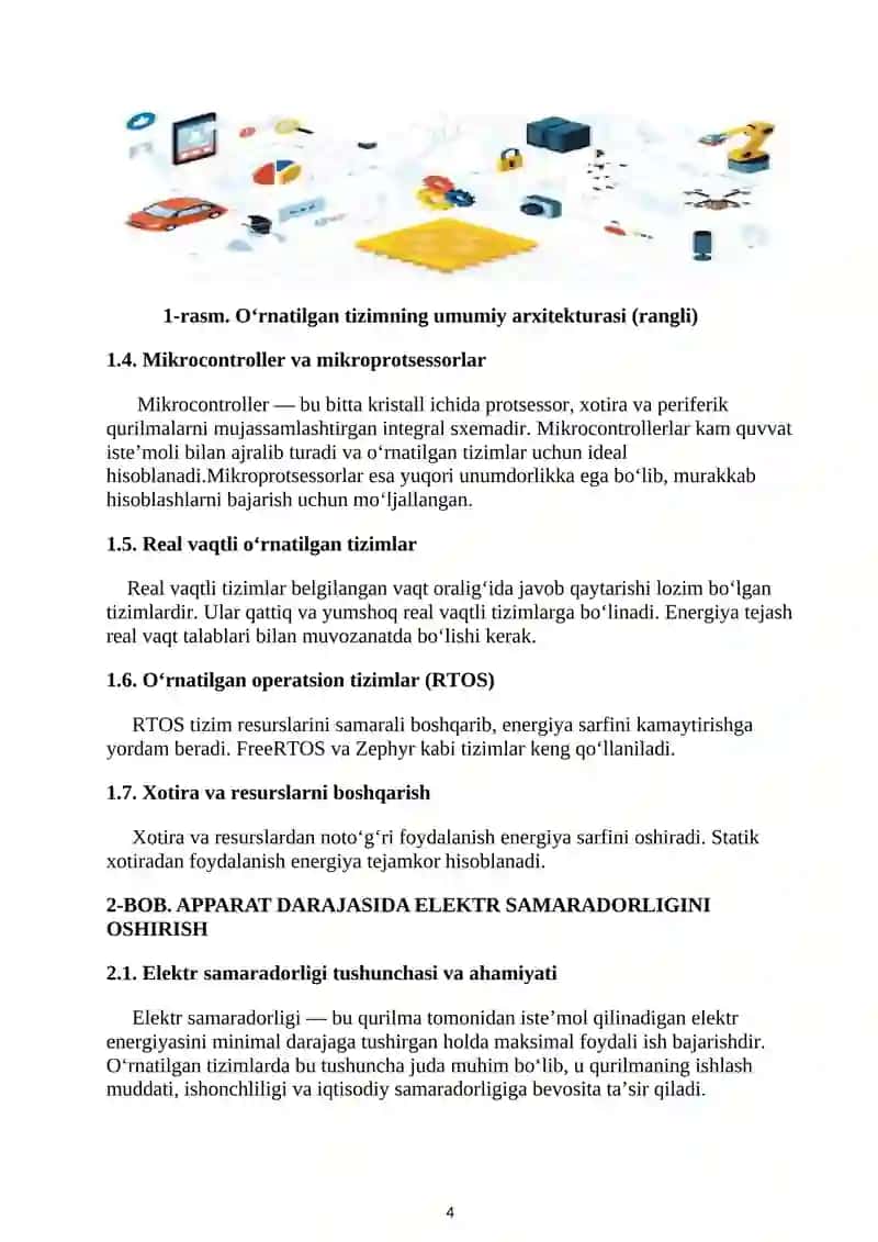 O‘rnatilgan operatsion tizimlar (RTOS) 4