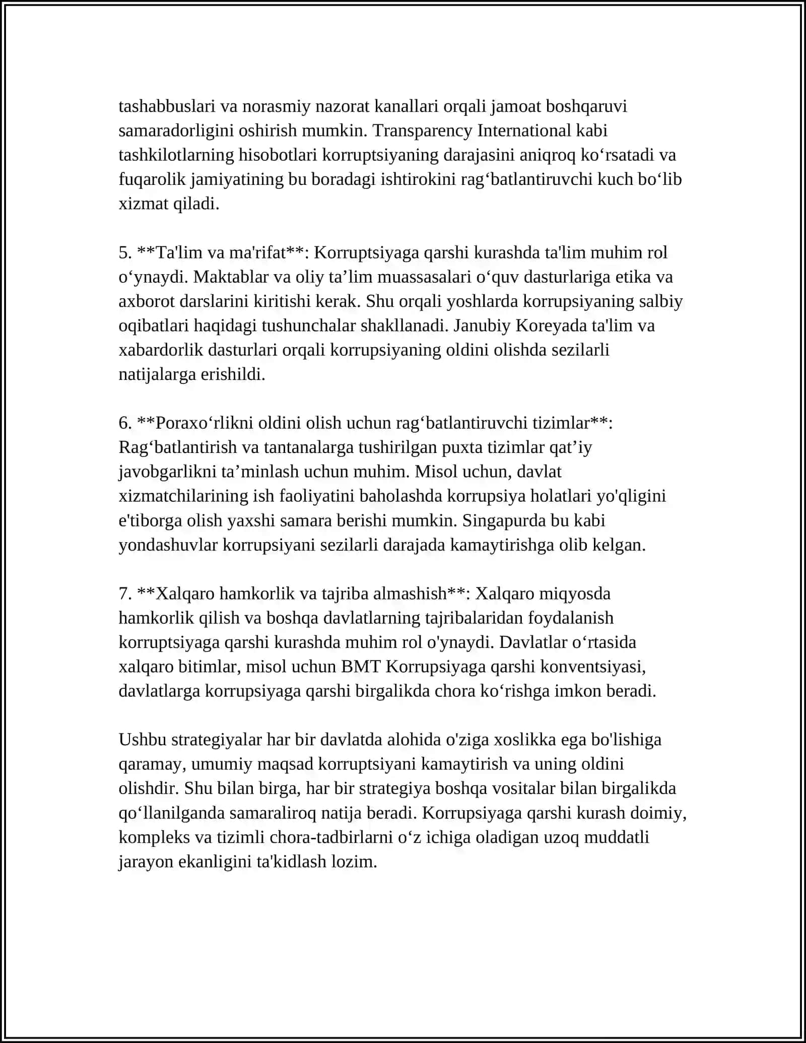BIZ KORRUPSIYAGA QARSHIMIZ 4