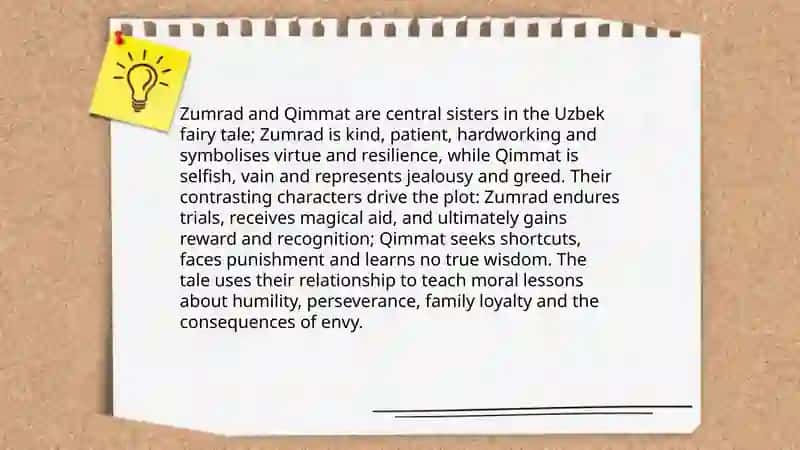 Zumrad and Qimmat fairy tale 4